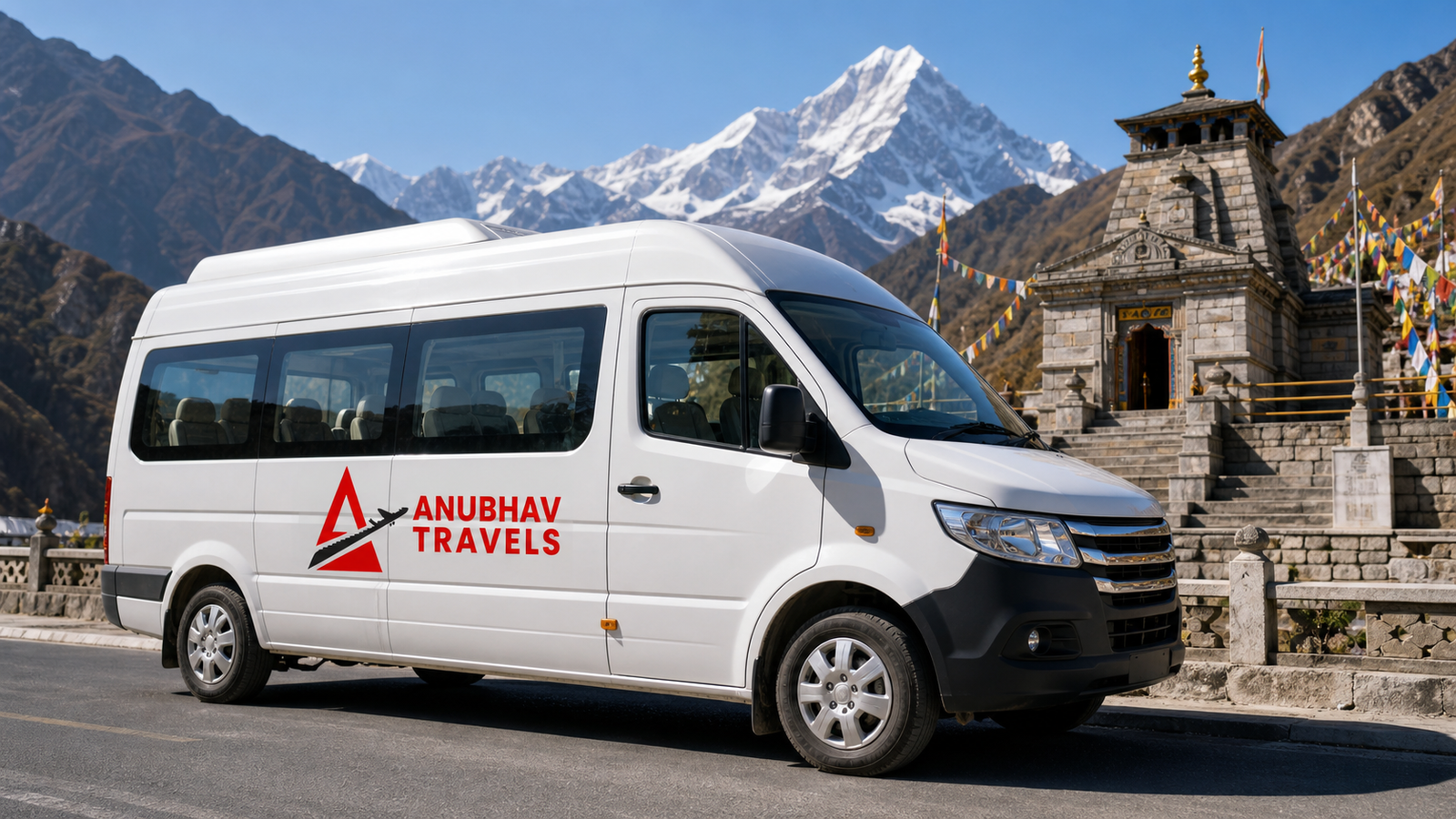 Anubhav Travels branded Tempo Traveller for Char Dham Yatra