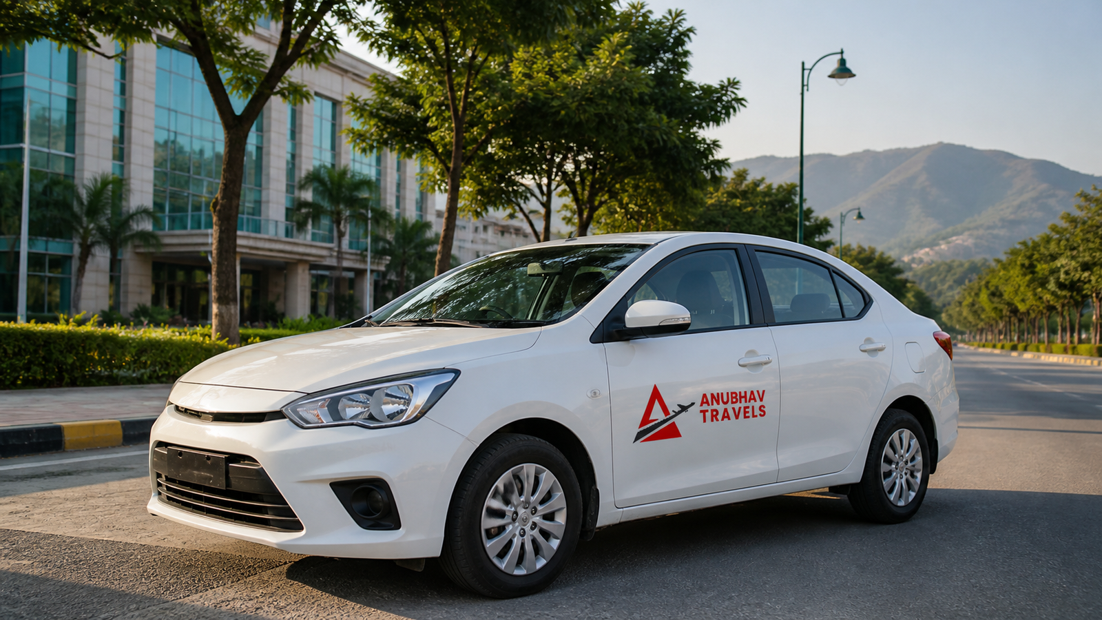 Anubhav Travels branded local taxi in Dehradun